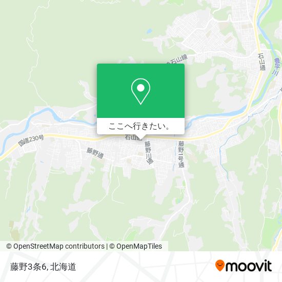 藤野3条6地図
