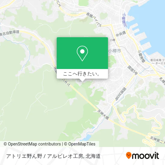 アトリエ野ん野 / アルビレオ工房地図