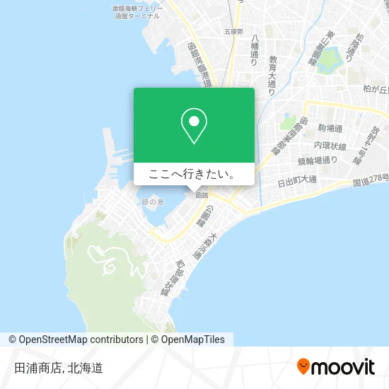 田浦商店地図