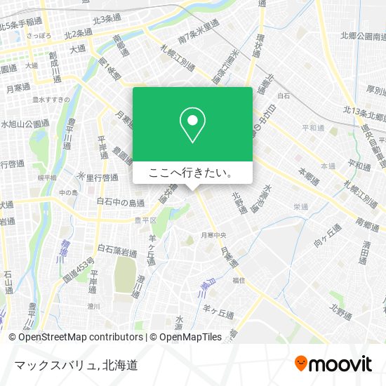 マックスバリュ地図