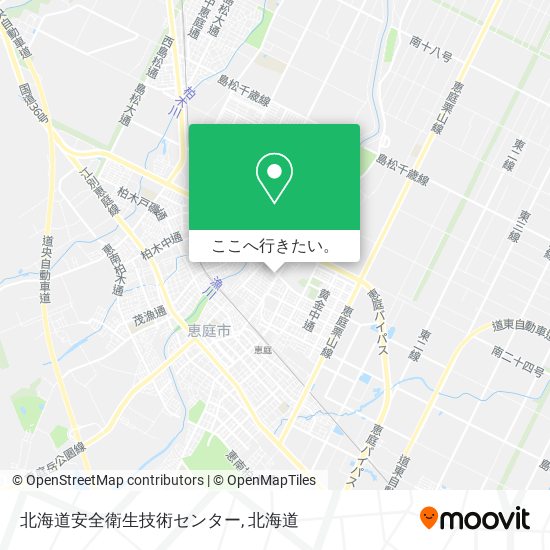北海道安全衛生技術センター地図