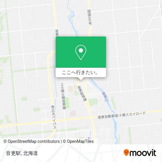 音更駅地図