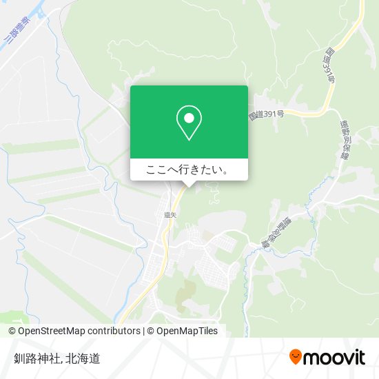 釧路神社地図