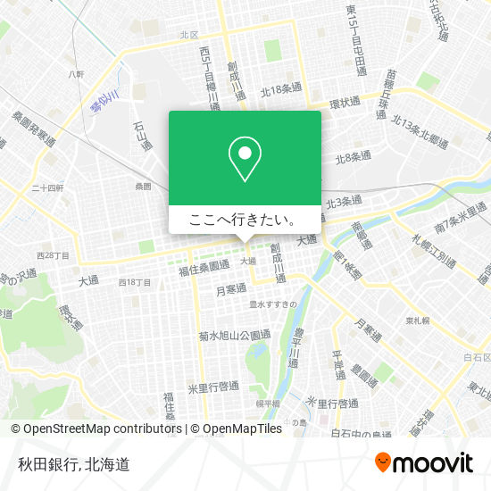 秋田銀行地図