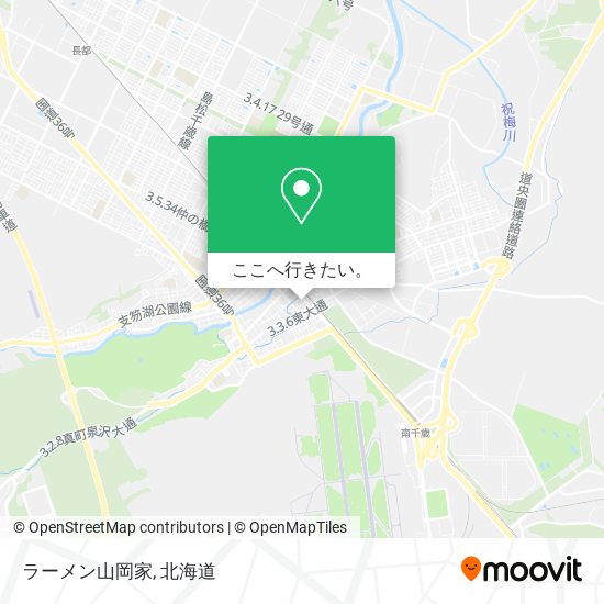 ラーメン山岡家地図