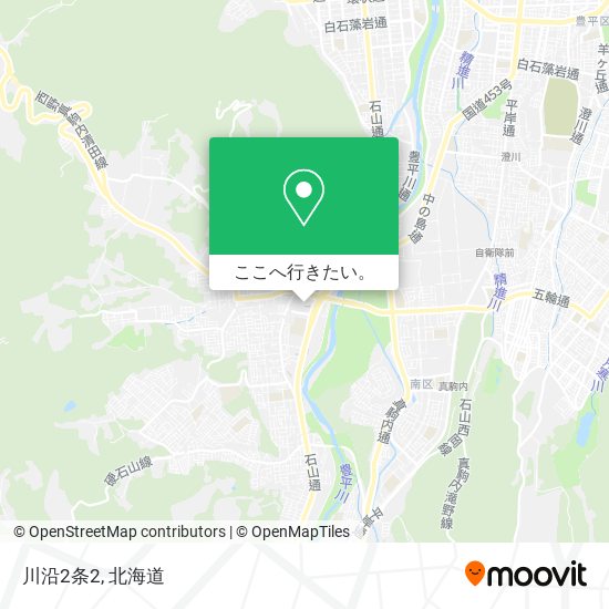 川沿2条2地図