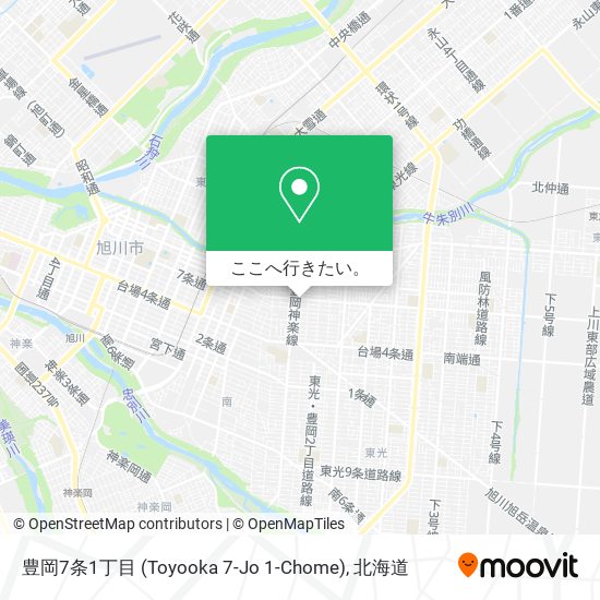豊岡7条1丁目 (Toyooka 7-Jo 1-Chome)地図