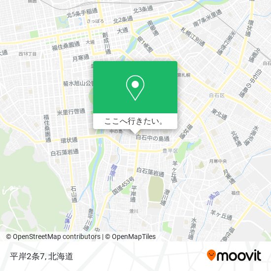 平岸2条7地図