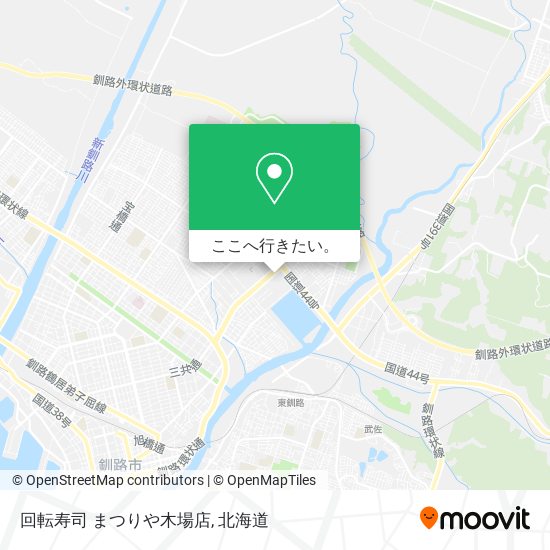 回転寿司 まつりや木場店地図