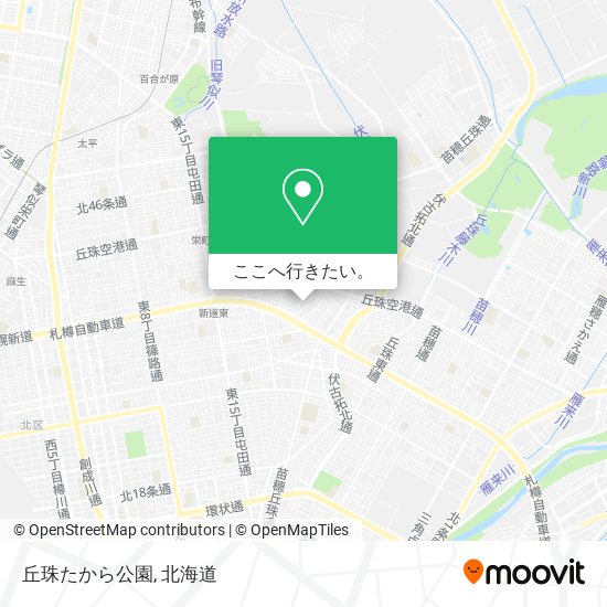 丘珠たから公園地図