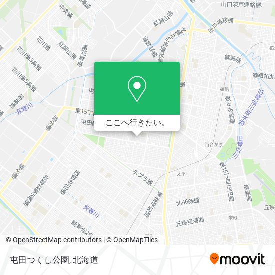 屯田つくし公園地図