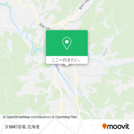 京極町役場地図