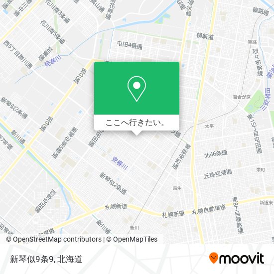 新琴似9条9地図