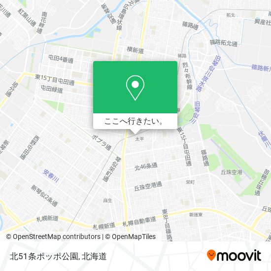 北51条ポッポ公園地図