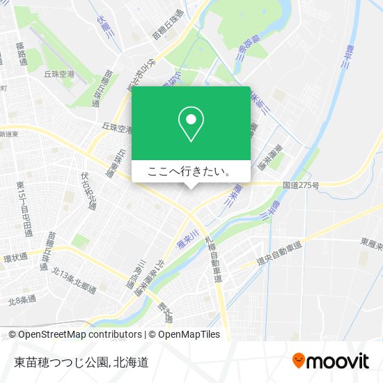 東苗穂つつじ公園地図