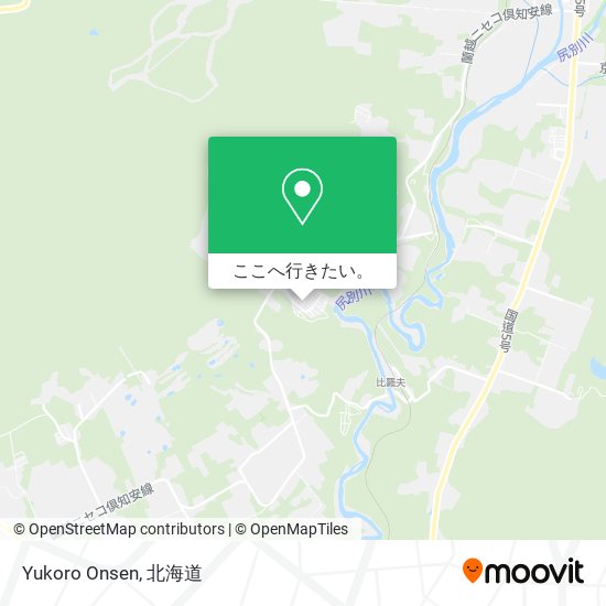 Yukoro Onsen地図