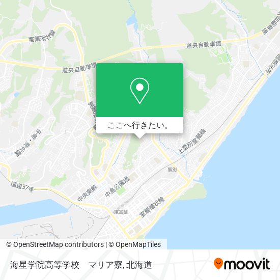 海星学院高等学校　マリア寮地図