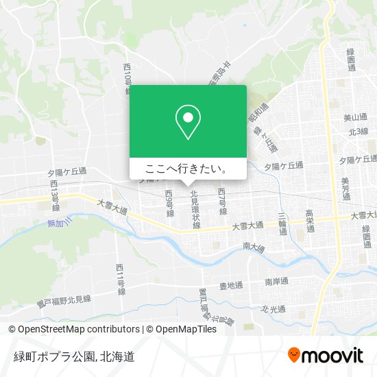 緑町ポプラ公園地図