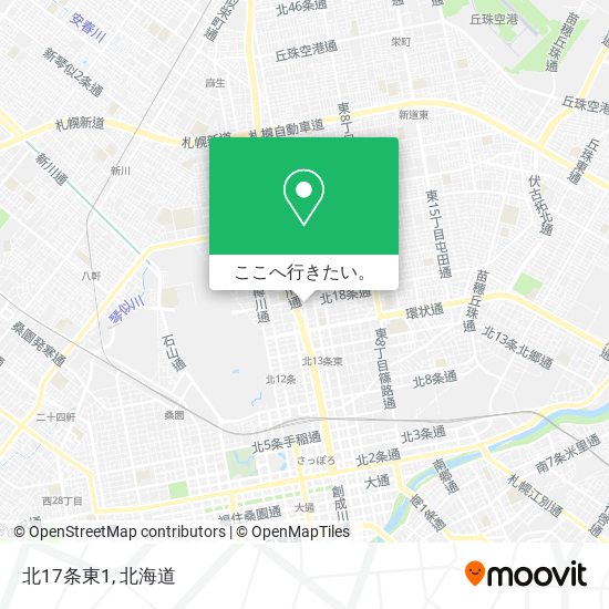 北17条東1地図