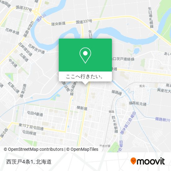 西茨戸4条1地図