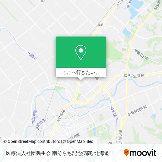 医療法人社団幾生会 南そらち記念病院地図