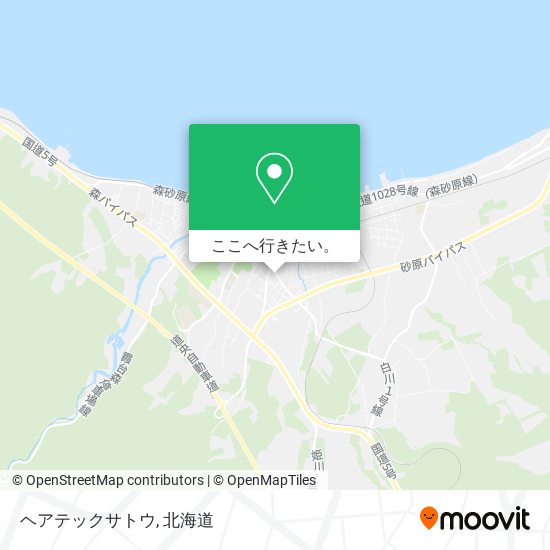 ヘアテックサトウ地図