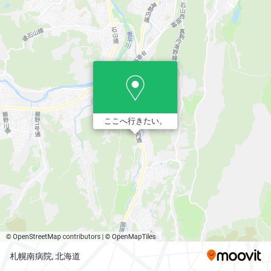 札幌南病院地図