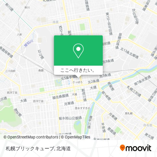 札幌ブリックキューブ地図