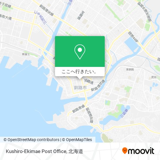 Kushiro-Ekimae Post Office地図