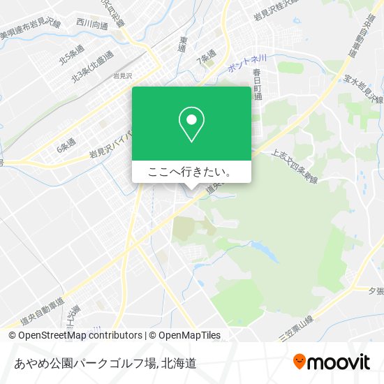 あやめ公園パークゴルフ場地図