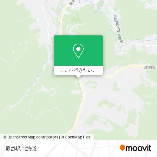 蕨岱駅地図