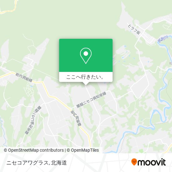 ニセコアワグラス地図