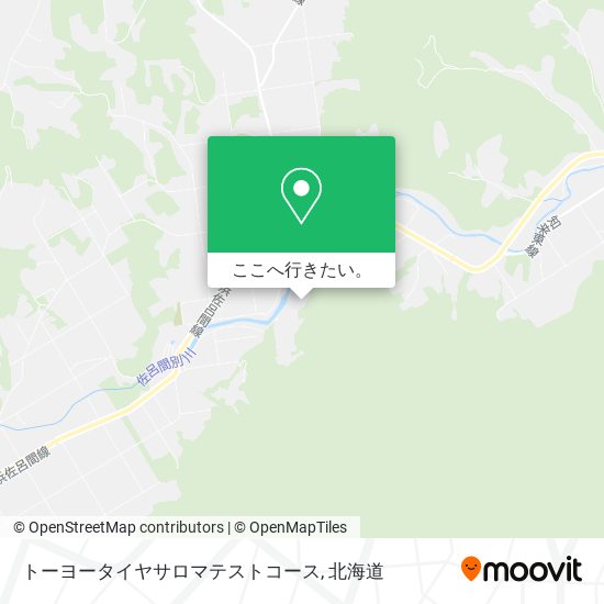 トーヨータイヤサロマテストコース地図