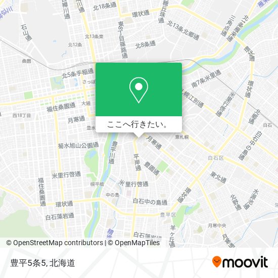 豊平5条5地図