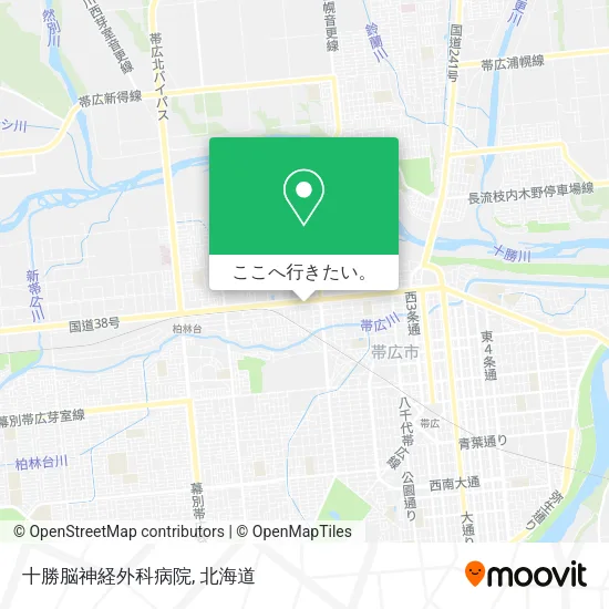 十勝脳神経外科病院地図
