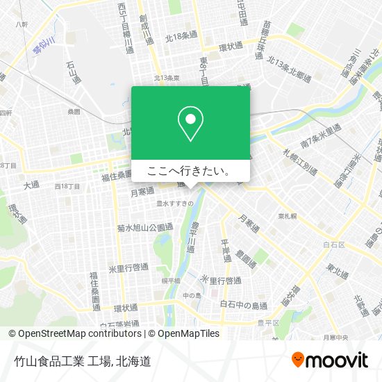 竹山食品工業 工場地図