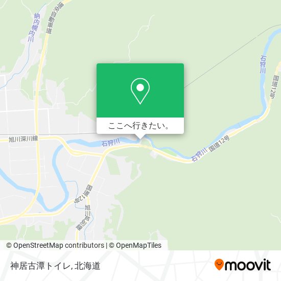 神居古潭トイレ地図