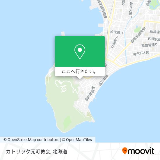 カトリック元町教会地図