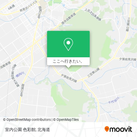 室内公園 色彩館地図