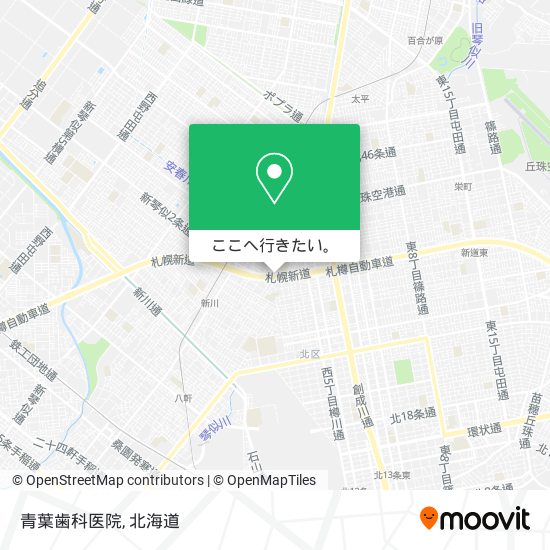 青葉歯科医院地図