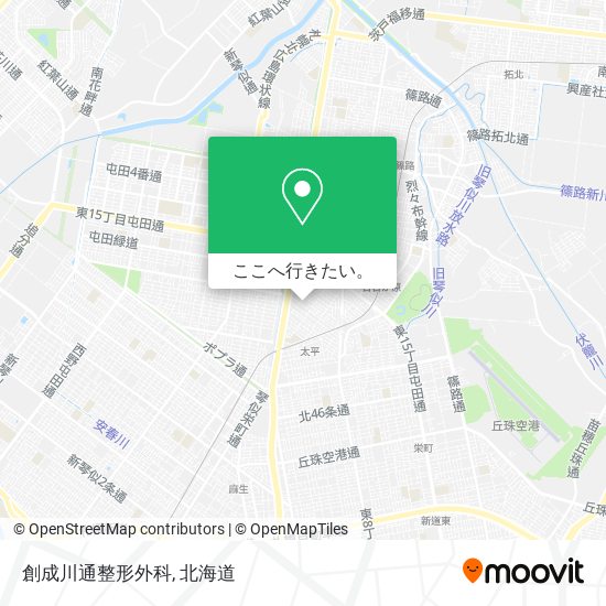 創成川通整形外科地図