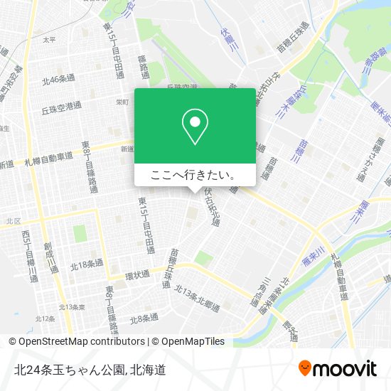 北24条玉ちゃん公園地図