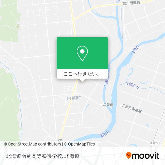 北海道雨竜高等養護学校地図