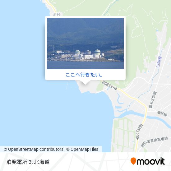 泊発電所 3地図