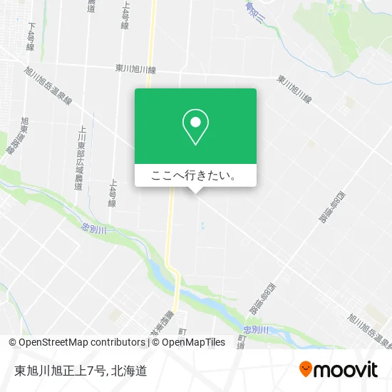 東旭川旭正上7号地図