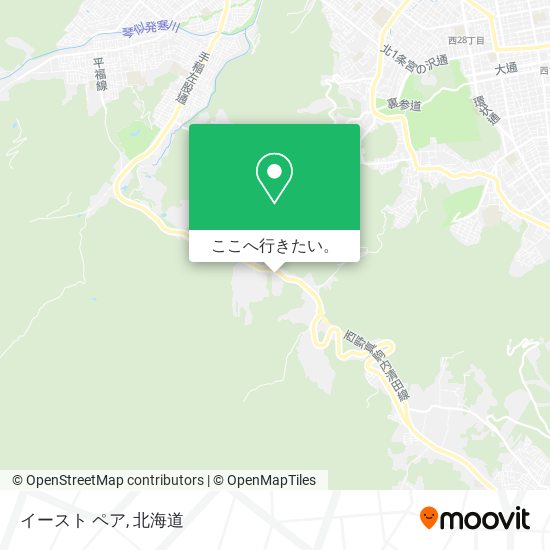 イースト ペア地図