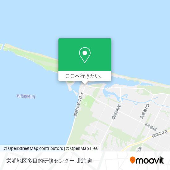 栄浦地区多目的研修センター地図