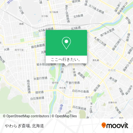 やわらぎ斎場地図