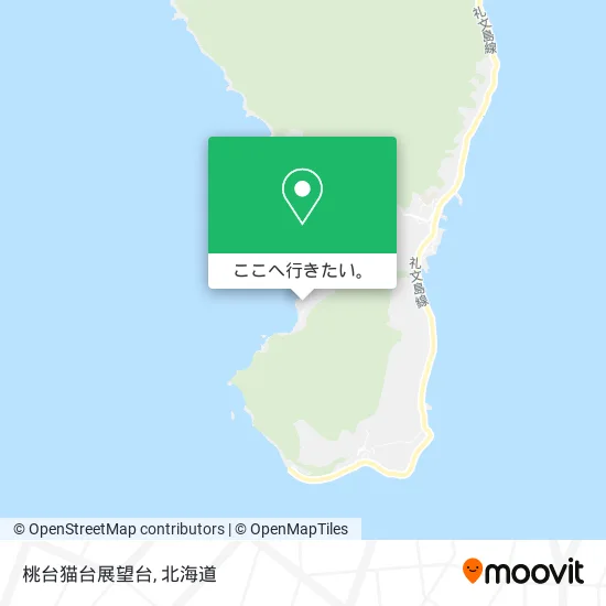 桃台猫台展望台地図