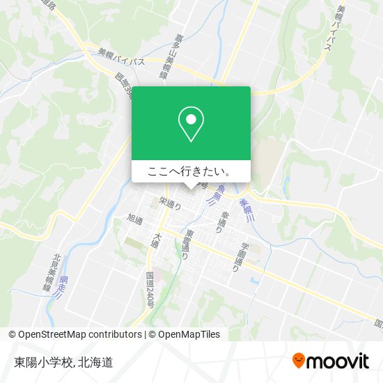 東陽小学校地図